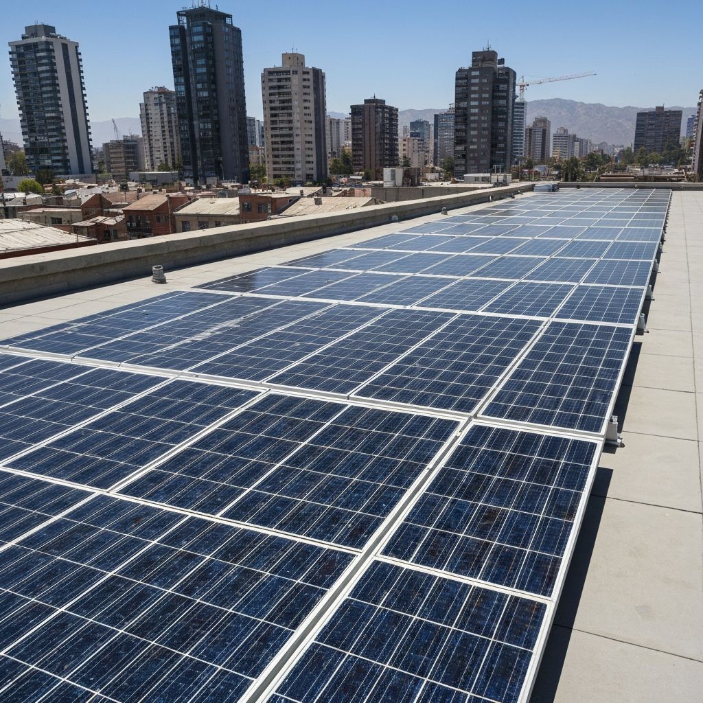 Chile lidera energías renovables en proyectos de construcción